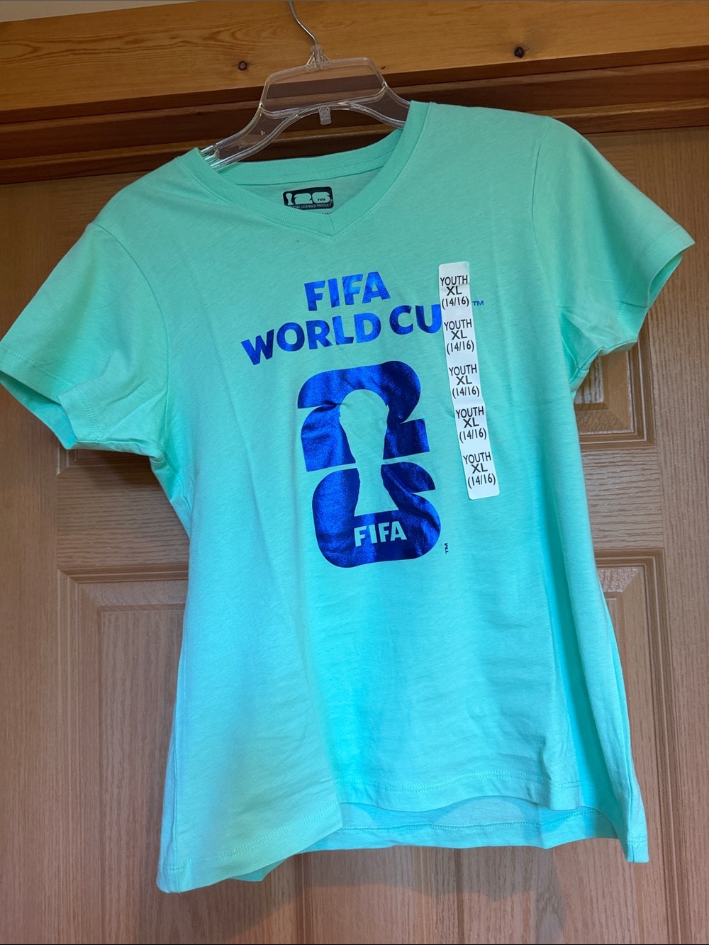 2026 FIFA World Cup Soccer Youth Teal Short Sleeve Tee